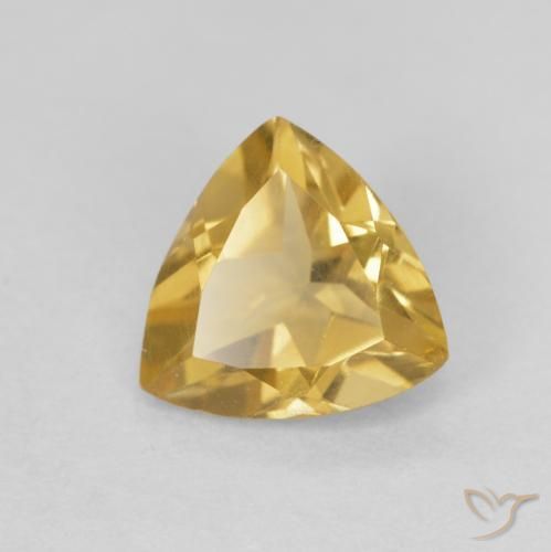 9,17 ctw natürlicher Golden Citrin, Trillion, VVS-VS