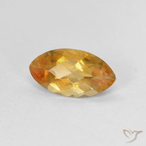 9,17 ctw natürlicher Medium Light-Golden Citrin, Marquise, VVS-VS