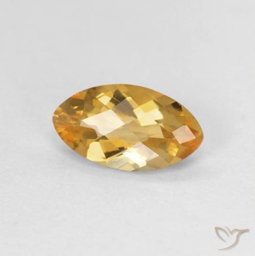 9,17 ctw natürlicher gold-orange Citrin, Marquise, VVS-VS