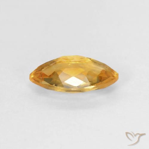 9,17 ctw natürlicher Tiefes Orange-Gold Citrin, Marquise, VVS-VS