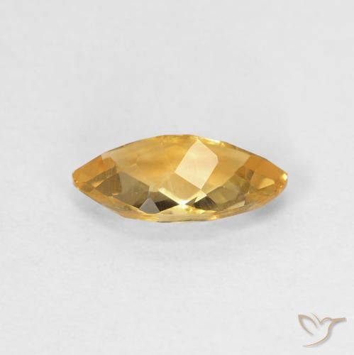 9,17 ctw natürlicher gold-orange Citrin, Marquise, VVS-VS