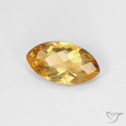 9,17 ctw natürlicher Medium Light-Golden Citrin, Marquise, VVS-VS