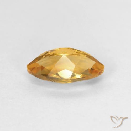 9,17 ctw natürlicher Tiefes Orange-Gold Citrin, Marquise, VVS-VS