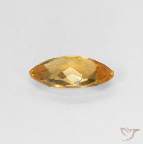9,17 ctw natürlicher gold-orange Citrin, Marquise, VVS-VS