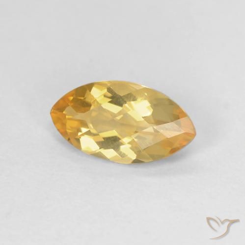 9,17 ctw natürlicher Medium Light-Golden Citrin, Marquise, VVS-VS