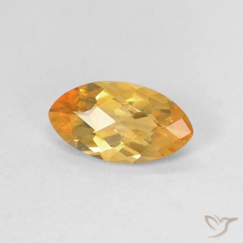 9,17 ctw natürlicher Medium Light-Golden Citrin, Marquise, VVS-VS