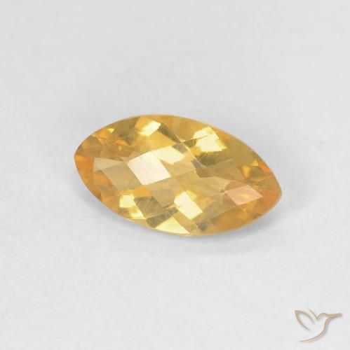 9,17 ctw natürlicher Mittelorange Citrin, Marquise, VVS-VS