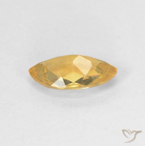 9,17 ctw natürlicher Mittelorange Citrin, Marquise, VVS-VS
