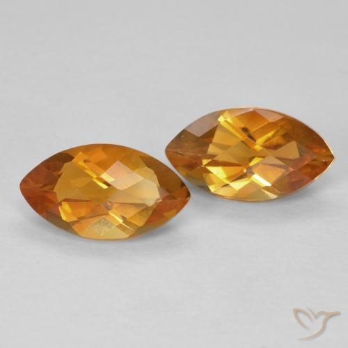 1.88 ct natürliche Golden Citrin-Edelsteine, Marquise, VS