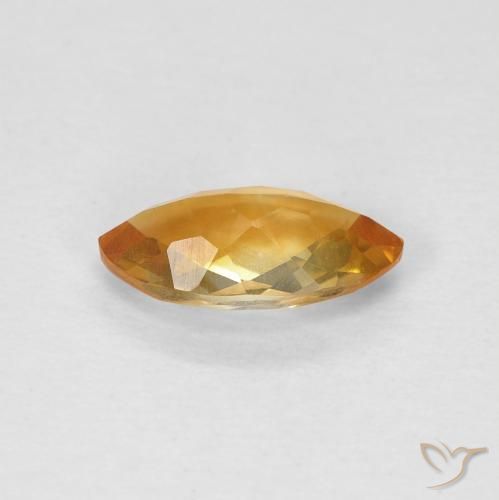 9,17 ctw natürlicher Tiefes Orange-Gold Citrin, Marquise, VS