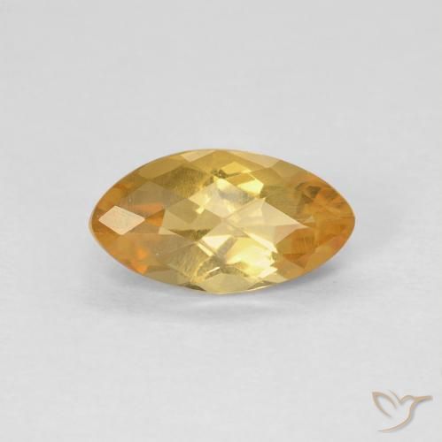 0.92ct Natürlicher Orange-Gold Citrin, Marquise, VS