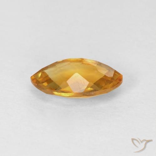 9,17 ctw natürlicher gold-orange Citrin, Marquise, VVS-VS