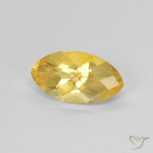 1.00ct Natürlicher gold-orange Citrin, Marquise, VS