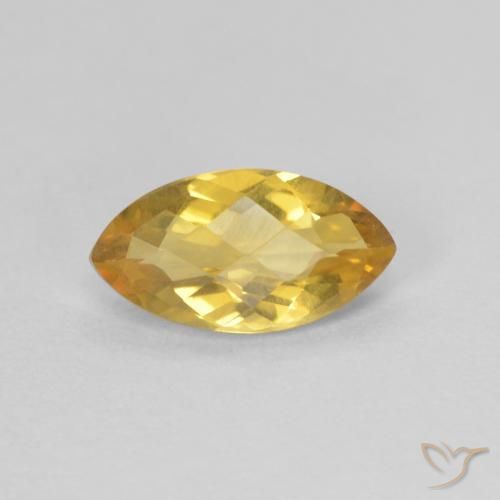 0.81ct Natürlicher Mittleres Gold Citrin, Marquise, VVS-VS