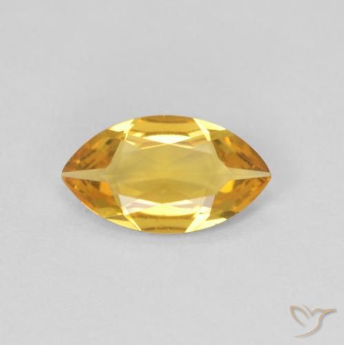 0.65ct Natürlicher Golden Citrin, Marquise, VVS-VS