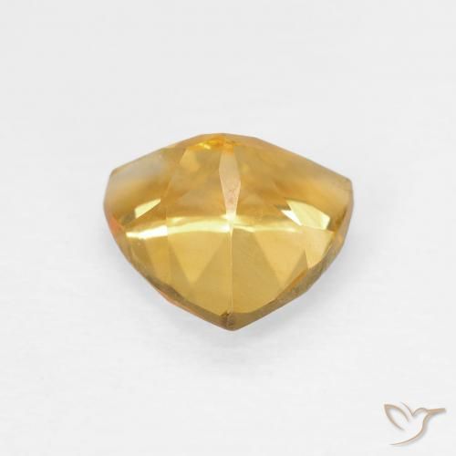9,17 ctw natürlicher Mittleres Gold Citrin, Trillion, VVS