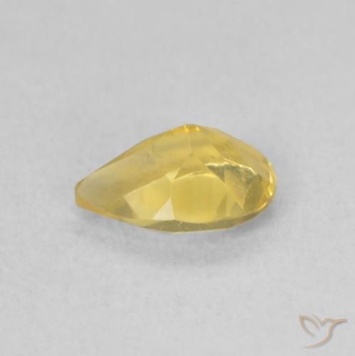 9,17 ctw natürlicher Mittelgold Citrin, Birnenform, VVS