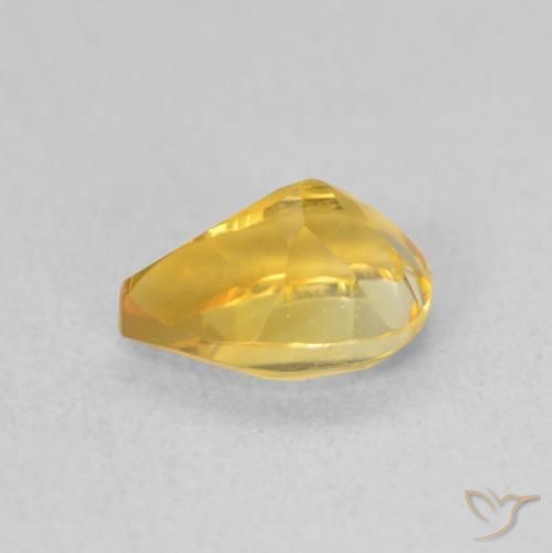 9,17 ctw natürlicher Helles Gold Citrin, Birnenform, VVS