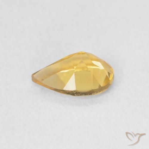 9,17 ctw natürlicher Golden Citrin, Birnenform, VVS