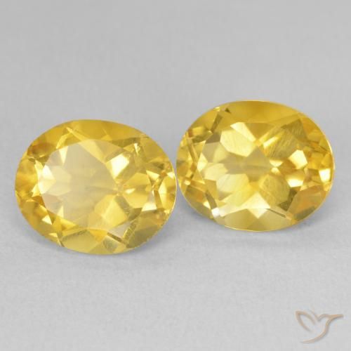 6.90 ct natürliche Mittelgold Citrin-Edelsteine, Oval, VVS-VS