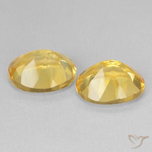 6.60 ct natürliche Golden Citrin-Edelsteine, Oval, VVS-VS