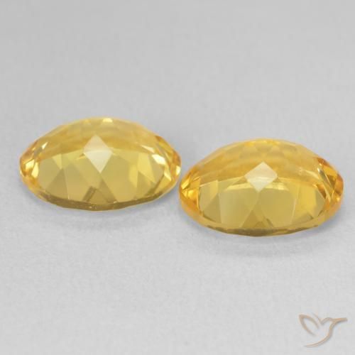 6.17 ct natürliche Golden Citrin-Edelsteine, Oval, VVS-VS