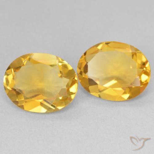 5.81 ct natürliche Golden Citrin-Edelsteine, Oval, VVS-VS