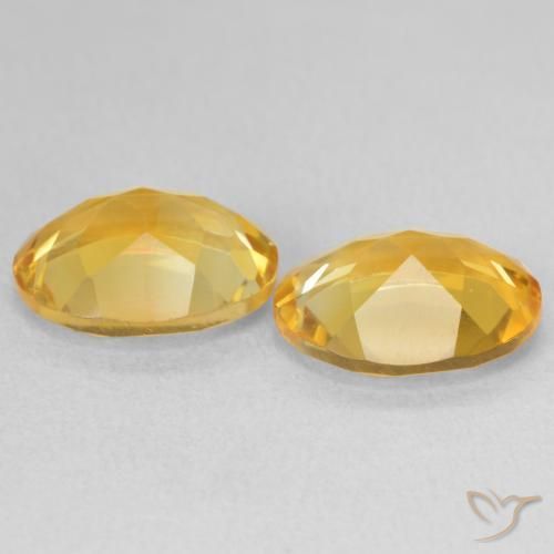 5.81 ct natürliche Golden Citrin-Edelsteine, Oval, VVS-VS