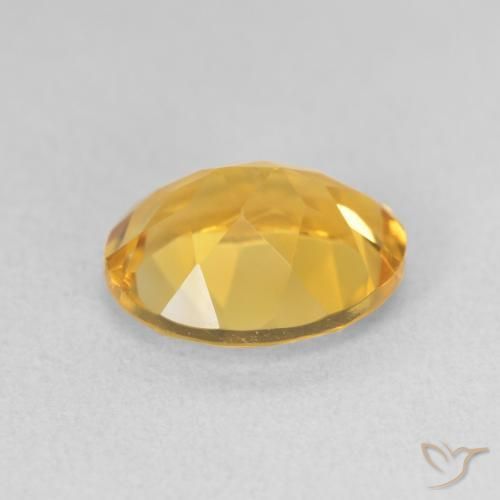 9,17 ctw natürlicher Tiefes Gold Citrin, Oval, VS
