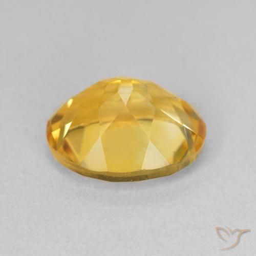 9,17 ctw natürlicher Tiefes Gold Citrin, Oval, VS