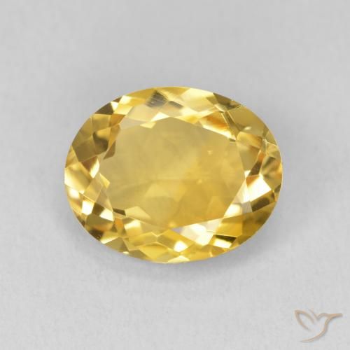 3.23ct Natürlicher Golden Citrin, Oval, VS