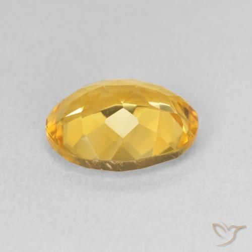 9,17 ctw natürlicher Golden Citrin, Oval, VS