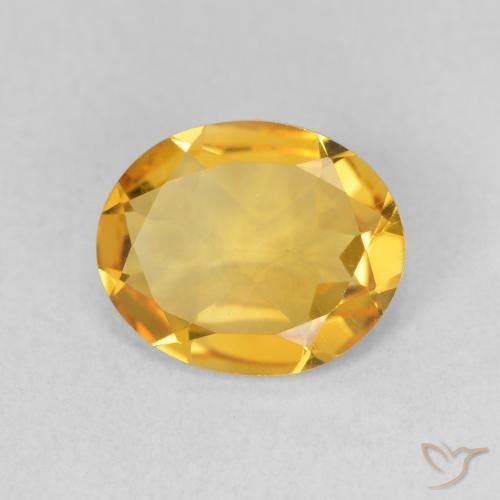 9,17 ctw natürlicher Mittleres Gold Citrin, Oval, VS