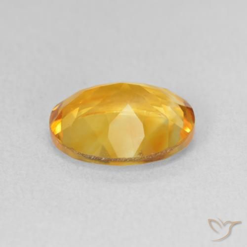 9,17 ctw natürlicher Golden Citrin, Oval, VS
