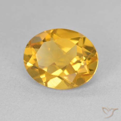 9,17 ctw natürlicher Mittleres Gold Citrin, Oval, VS