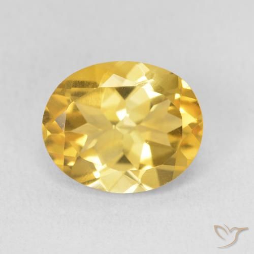 3.52ct Natürlicher Golden Citrin, Oval, VS