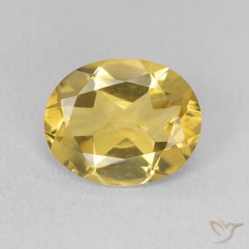 2.82ct Natürlicher gold-orange Citrin, Oval, VVS-VS