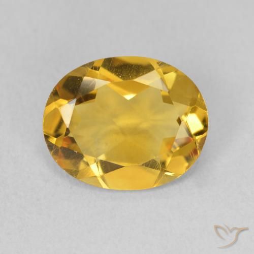 2.69ct Natürlicher Golden Citrin, Oval, VVS-VS
