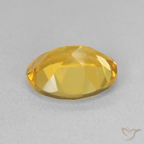 9,17 ctw natürlicher Mittelgold Citrin, Oval, VVS-VS