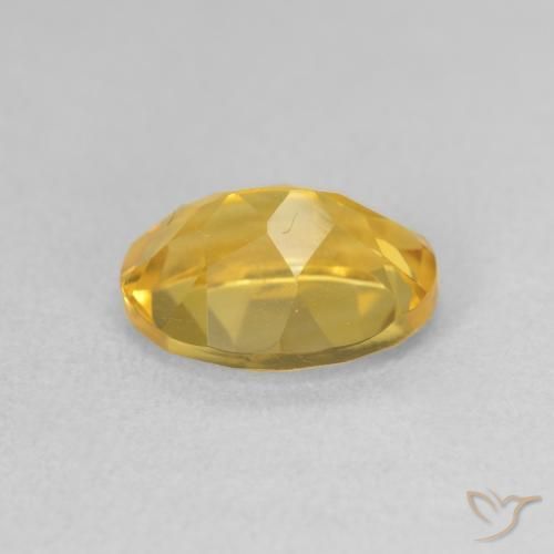 9,17 ctw natürlicher Mittelgold Citrin, Oval, VVS-VS