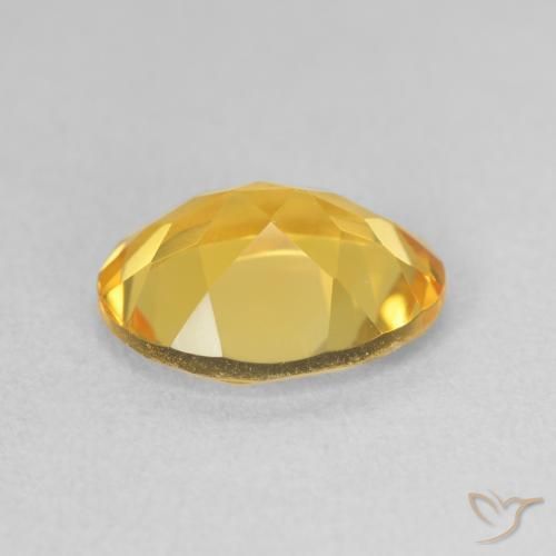 9,17 ctw natürlicher Mittelgold Citrin, Oval, VVS-VS