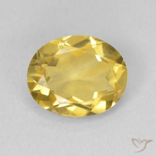 2.85ct Natürlicher gold-orange Citrin, Oval, VVS-VS