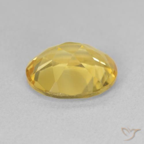 9,17 ctw natürlicher Mittelgold Citrin, Oval, VVS-VS