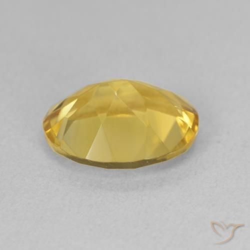 9,17 ctw natürlicher gold-orange Citrin, Oval, Lichtdurchlässig
