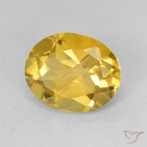 9,17 ctw natürlicher gold-orange Citrin, Oval, VS