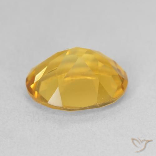 9,17 ctw natürlicher gold-orange Citrin, Oval, VS
