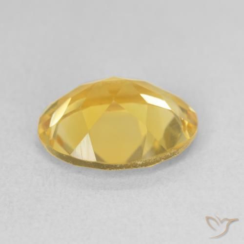 9,17 ctw natürlicher Mittelgold Citrin, Oval, VS