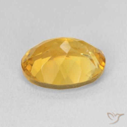 9,17 ctw natürlicher Golden Citrin, Oval, VS