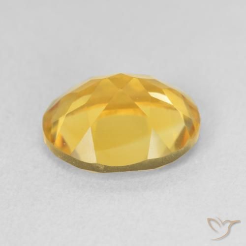 9,17 ctw natürlicher Gold-Orange Citrin, Oval, VS