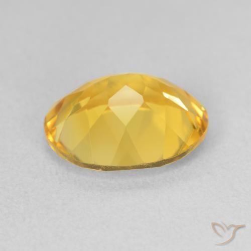 9,17 ctw natürlicher gold-orange Citrin, Oval, VS